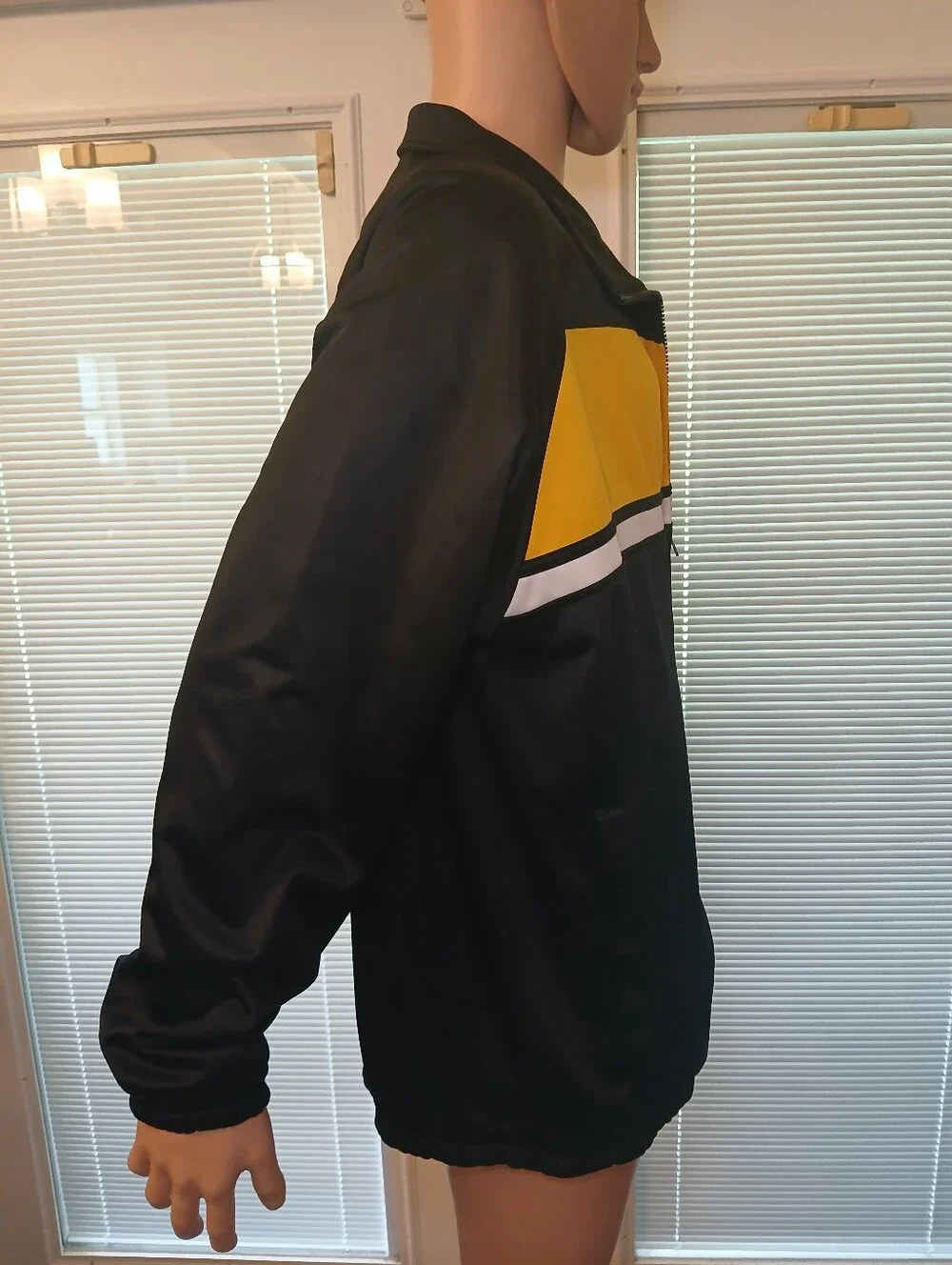 NFL Pittsburgh Steelers Black and Yellow Track Jacket